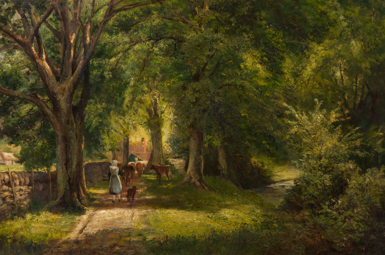 Az erdő, Betts-Y-Coed alkotó: George Wimpenny