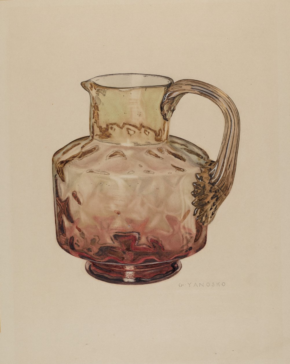 Kancsó (Amberina) alkotó: George Yanosko