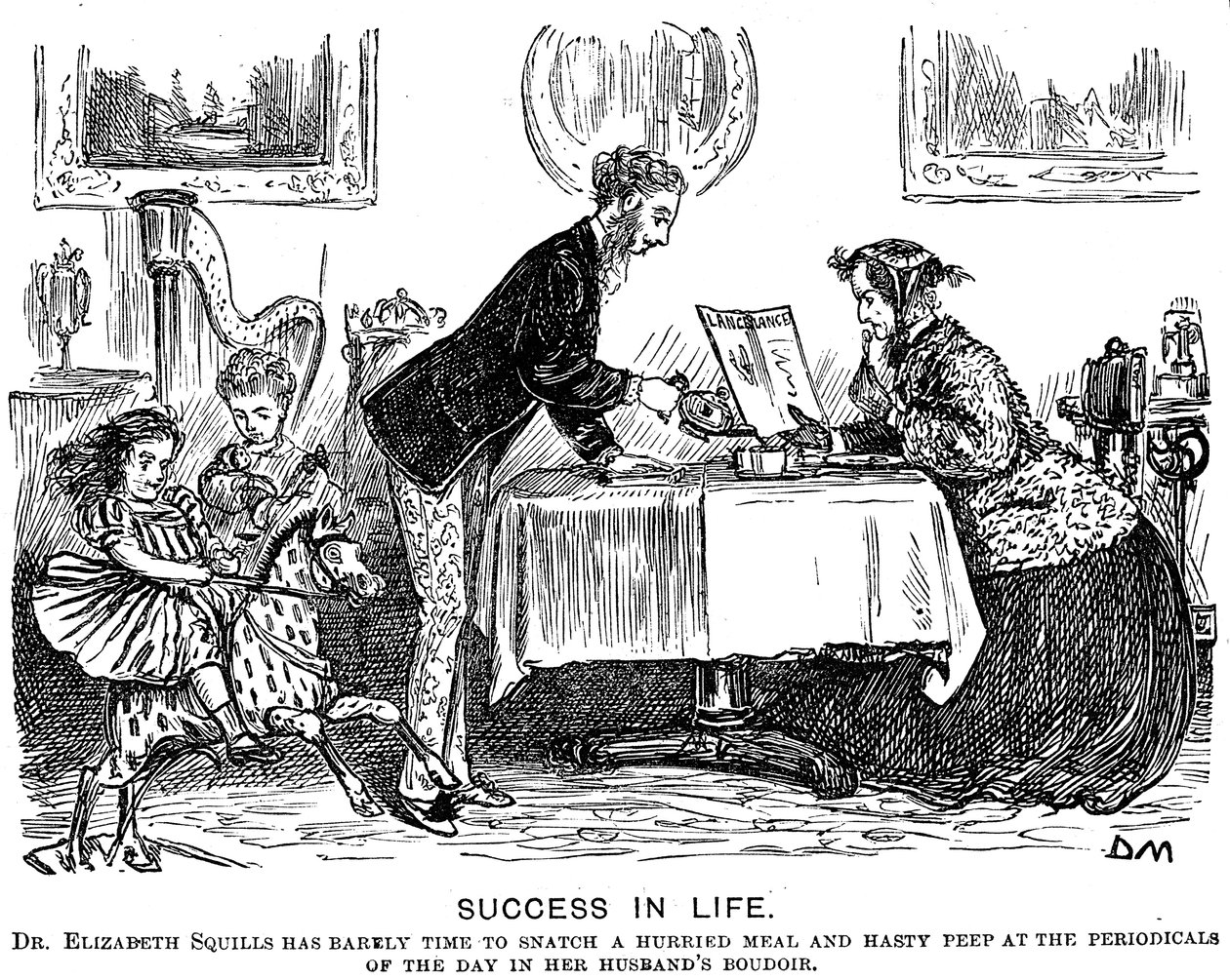 Siker az életben, 1867 alkotó: George du Maurier