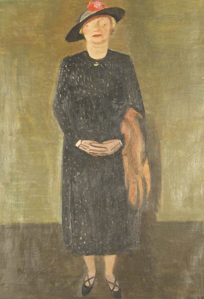 Madame Karsn arcképe alkotó: Georges Karpeles