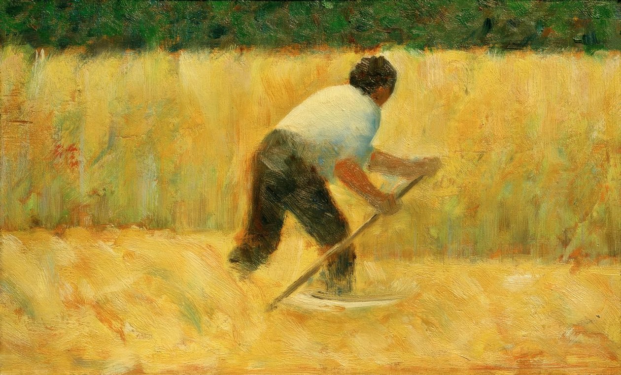 Le Faucheur (A fűnyíró) alkotó: Georges Seurat