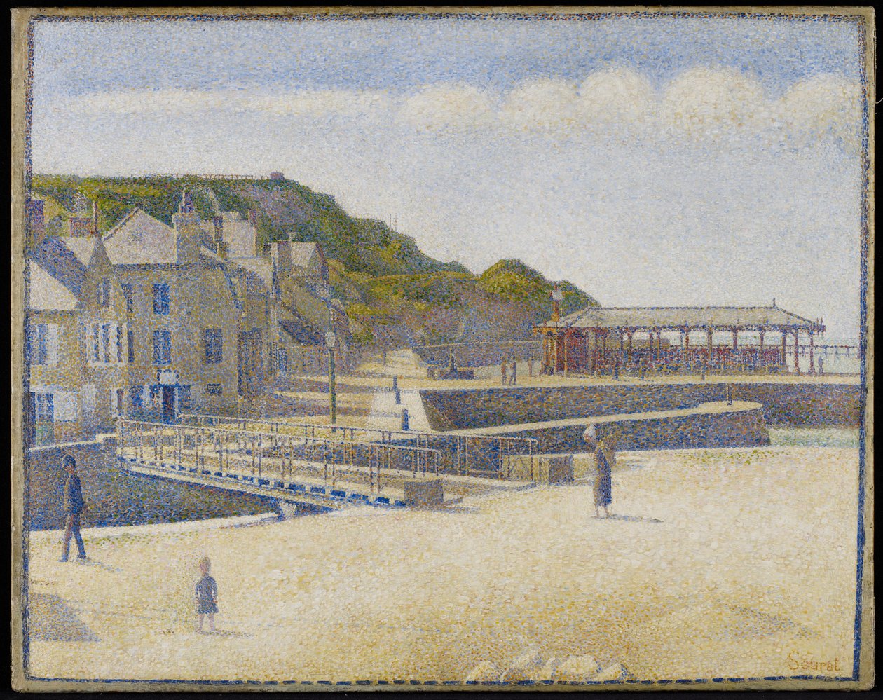 Port-en-Bessin, 1888 alkotó: Georges Seurat