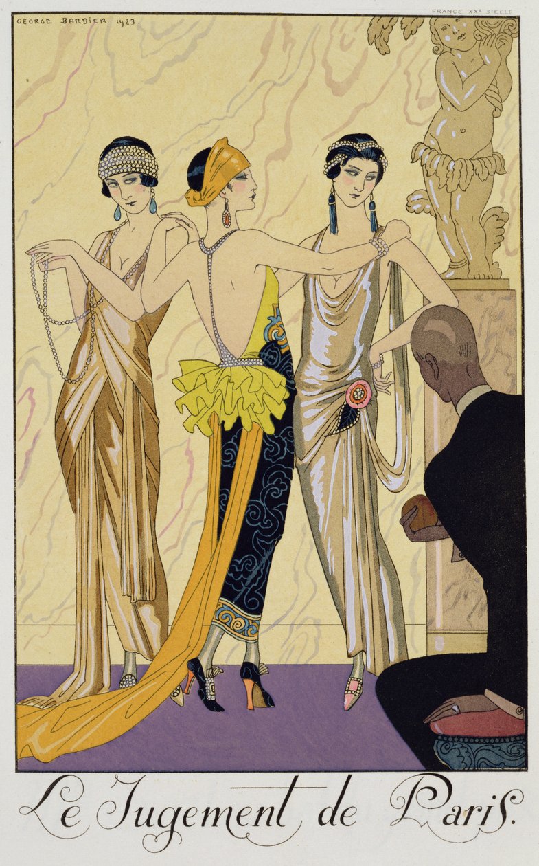 A párizsi ítélet alkotó: Georges (after) Barbier