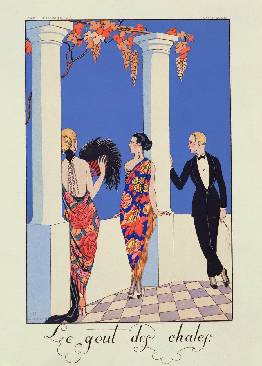 A kendők íze alkotó: Georges (after) Barbier