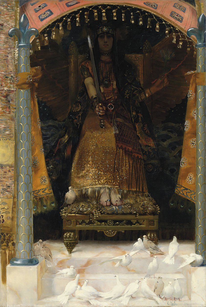 Háború és béke, 1886. alkotó: Georges Antoine Rochegrosse