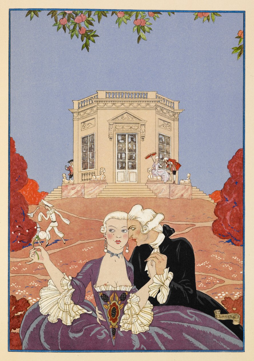 Az indolensek. alkotó: Georges Barbier