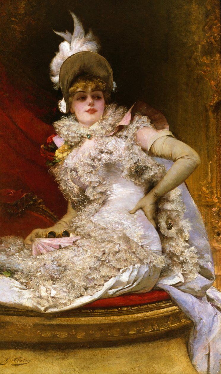 Az Operában alkotó: Georges Clairin