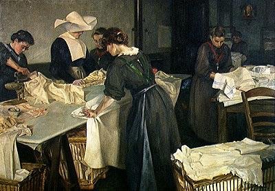 Vasalás az árvaházban alkotó: Georges Dervaux