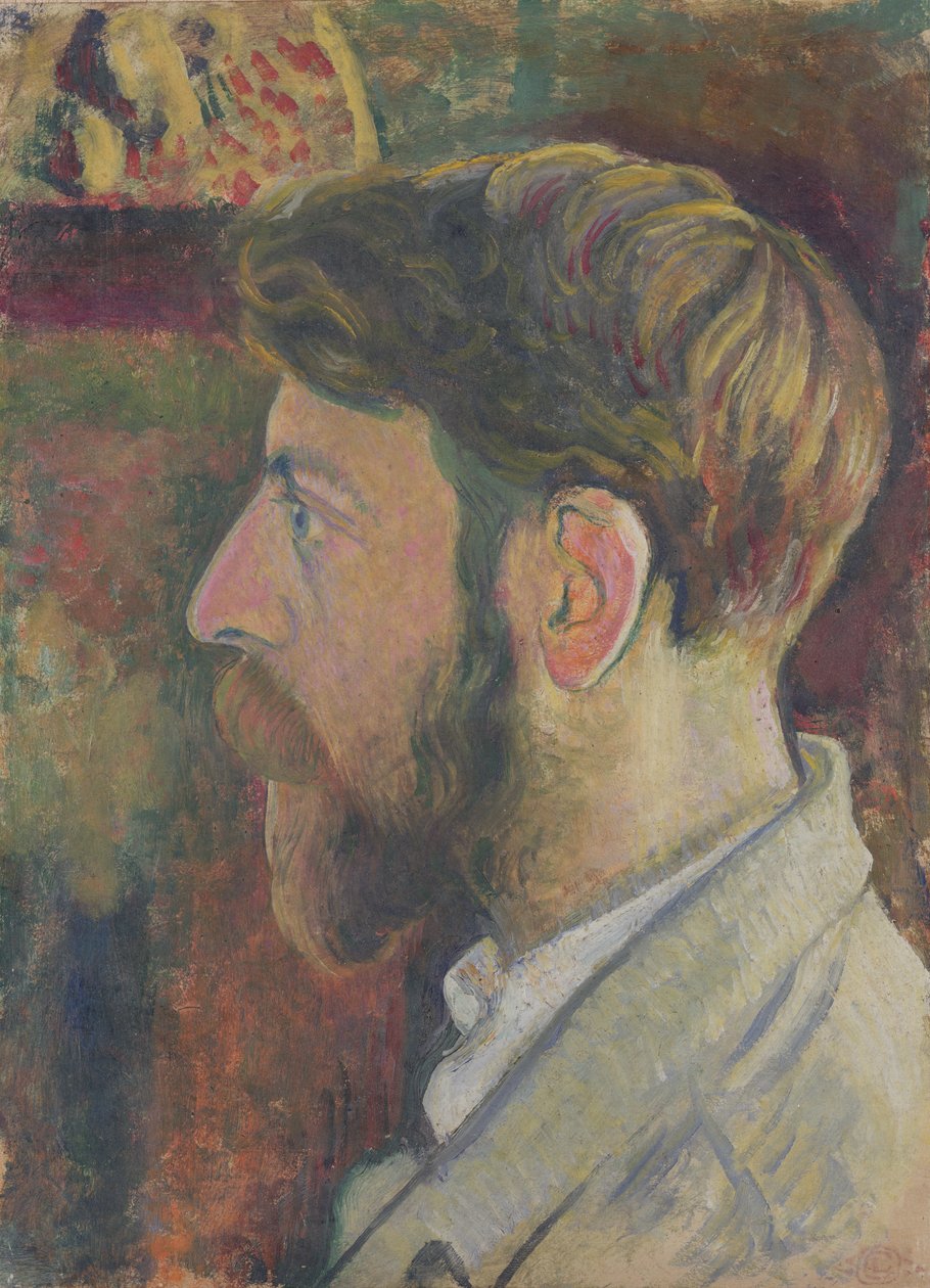 Önarckép profilban, 1900-2005 körül alkotó: Georges Lemmen