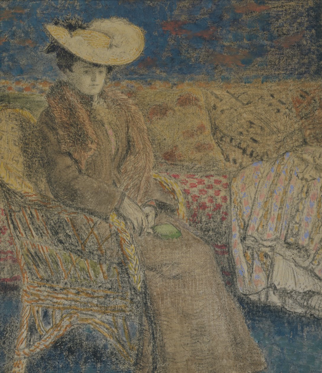 Ülő nő, 1900-2006 körül alkotó: Georges Lemmen