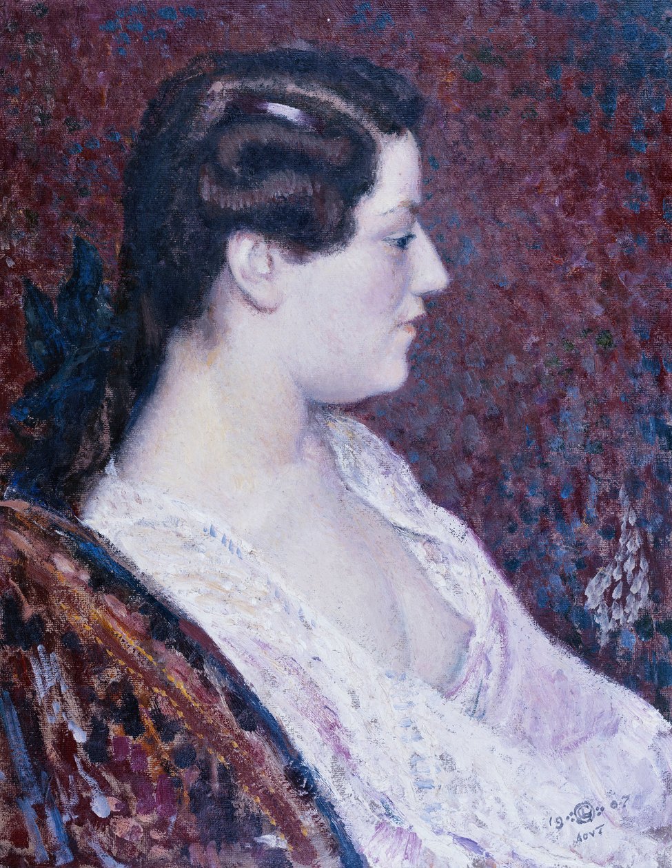 Csupasz mellű nő, 1907 alkotó: Georges Lemmen