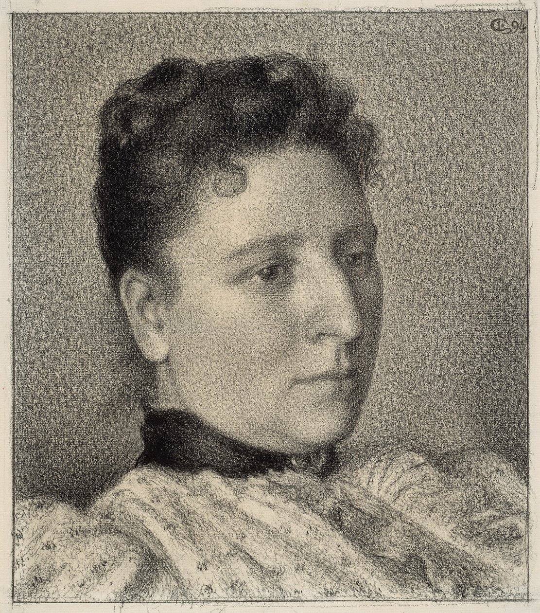 Portrait of Anna Boch alkotó: Georges Lemmen