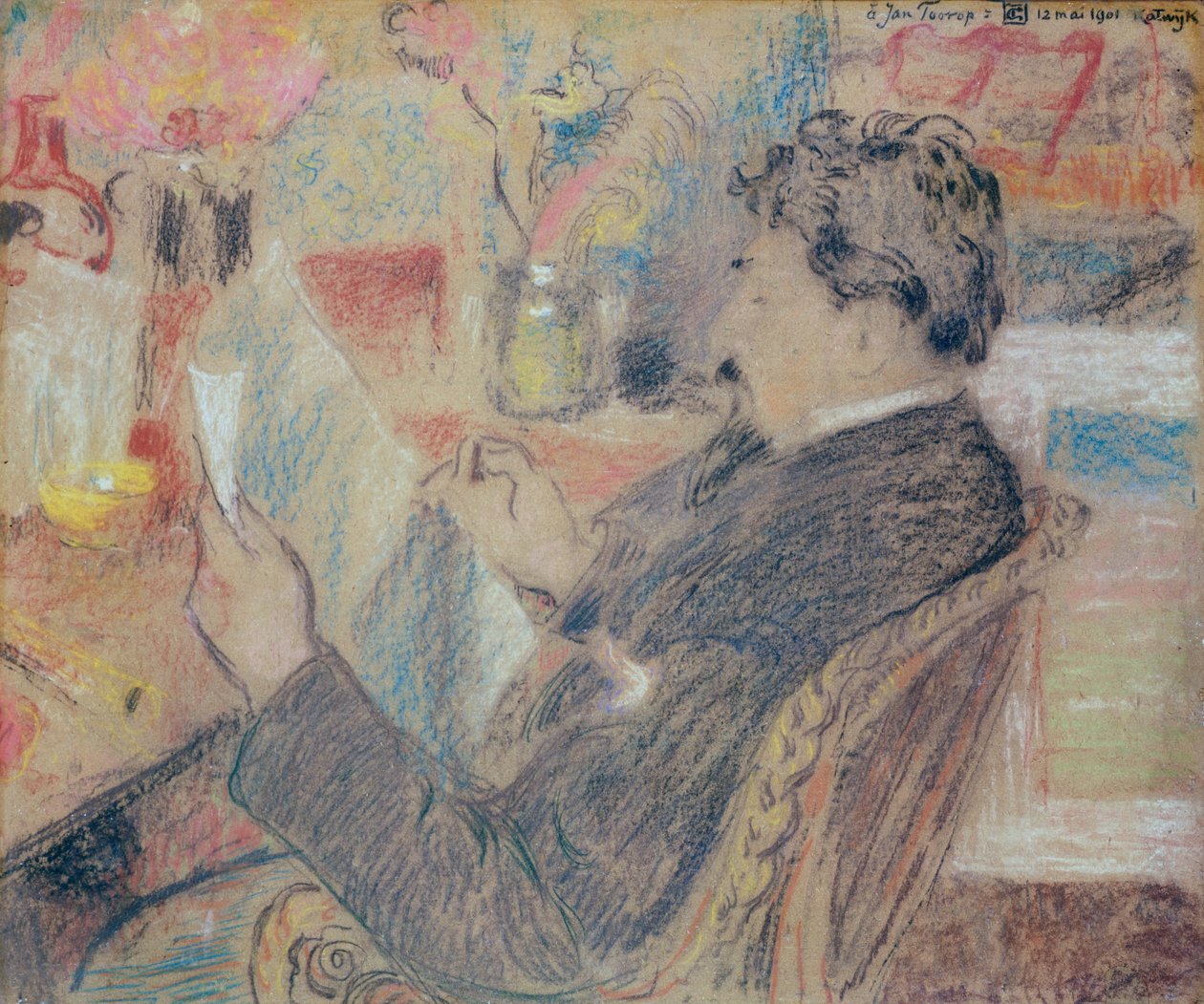Férfi portré, 1901 alkotó: Georges Lemmen