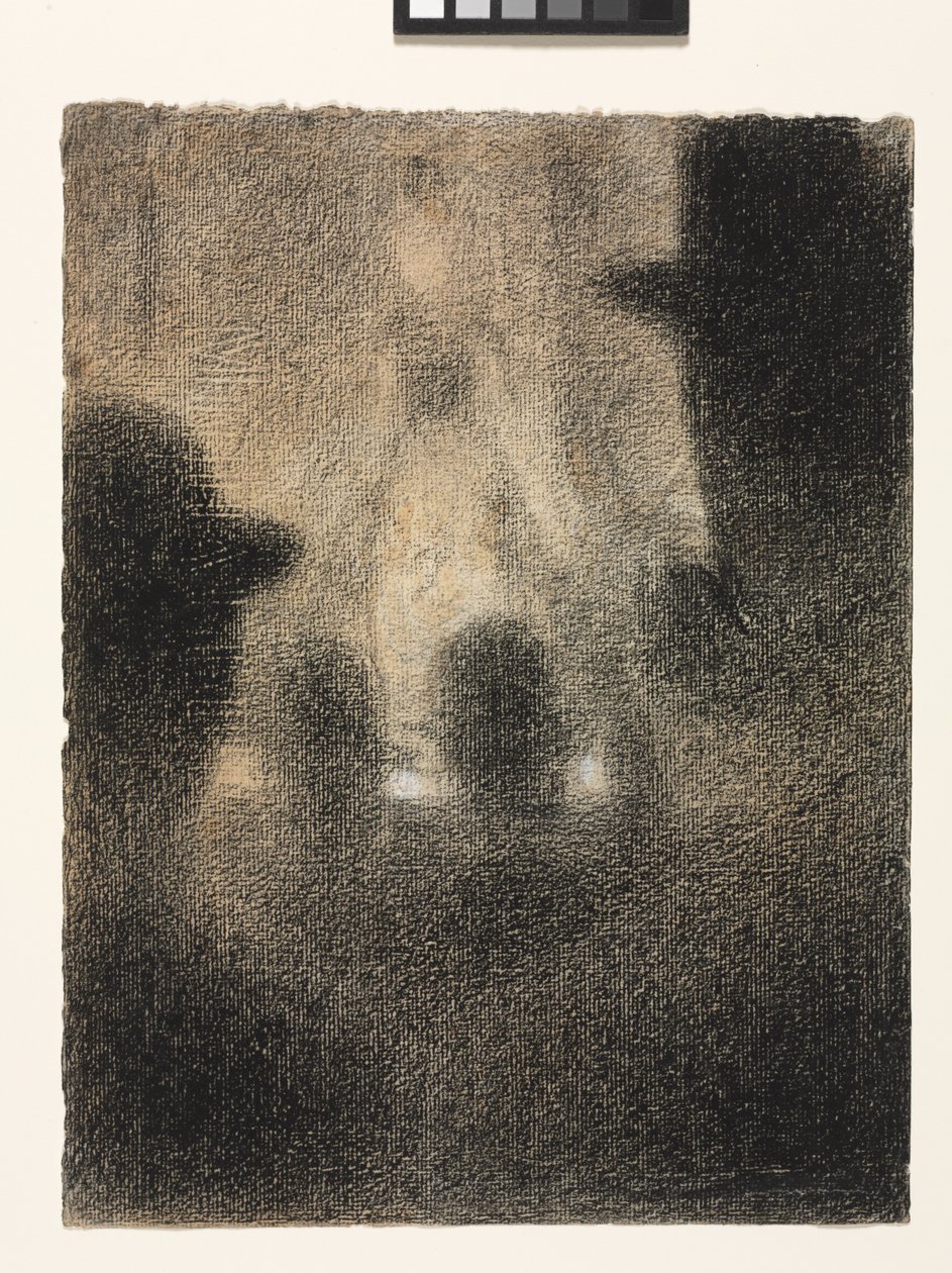Kávéház-koncert, 1887-88 alkotó: Georges Pierre Seurat