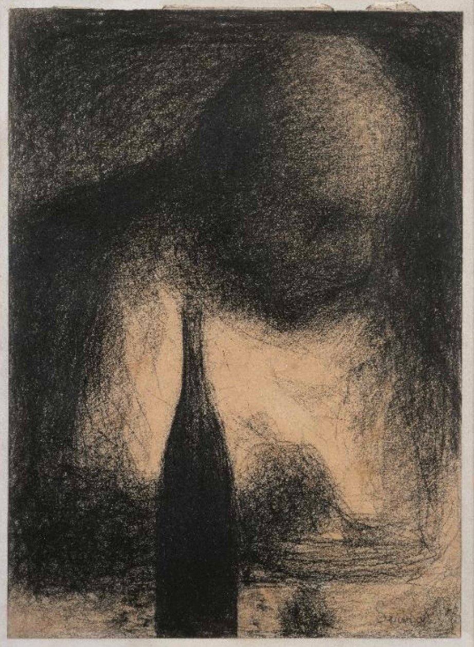 The Diner, c. 1883-1884. alkotó: Georges Pierre Seurat