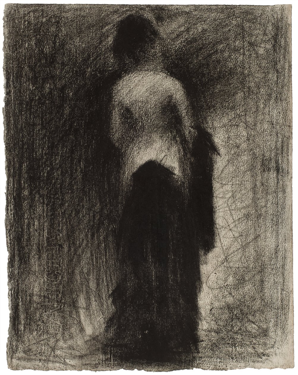 A sétány, 1882 körül alkotó: Georges Pierre Seurat