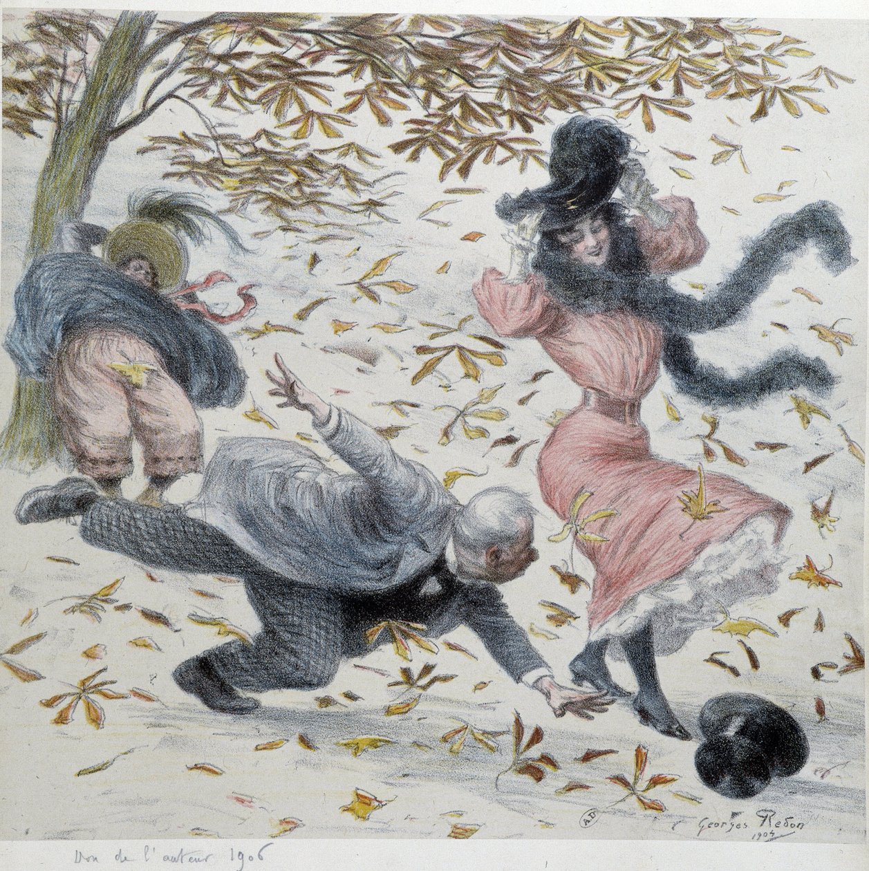A szél, 1904 alkotó: Georges Redon