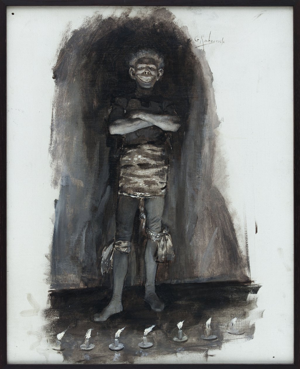 Gwynplaine. Az ember, aki nevet. alkotó: Georges Rochegrosse