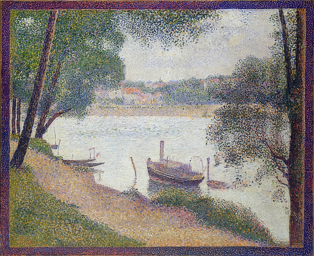 Szürke idő, Grande Jatte. 1886-88 körül alkotó: Georges Seurat
