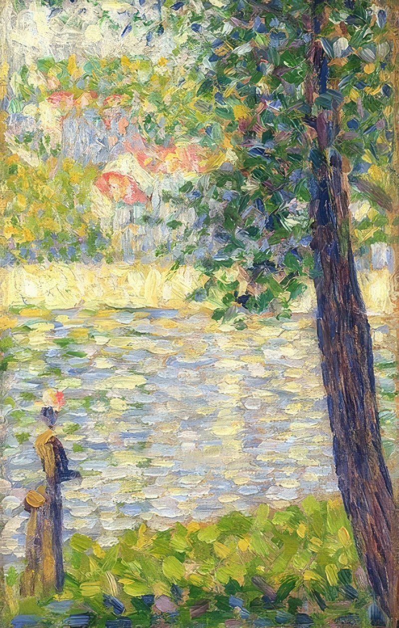 Reggeli séta. 1885 alkotó: Georges Seurat