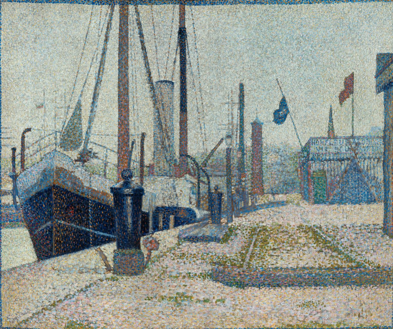 A Mária Honfleurben, 1886 alkotó: Georges Seurat