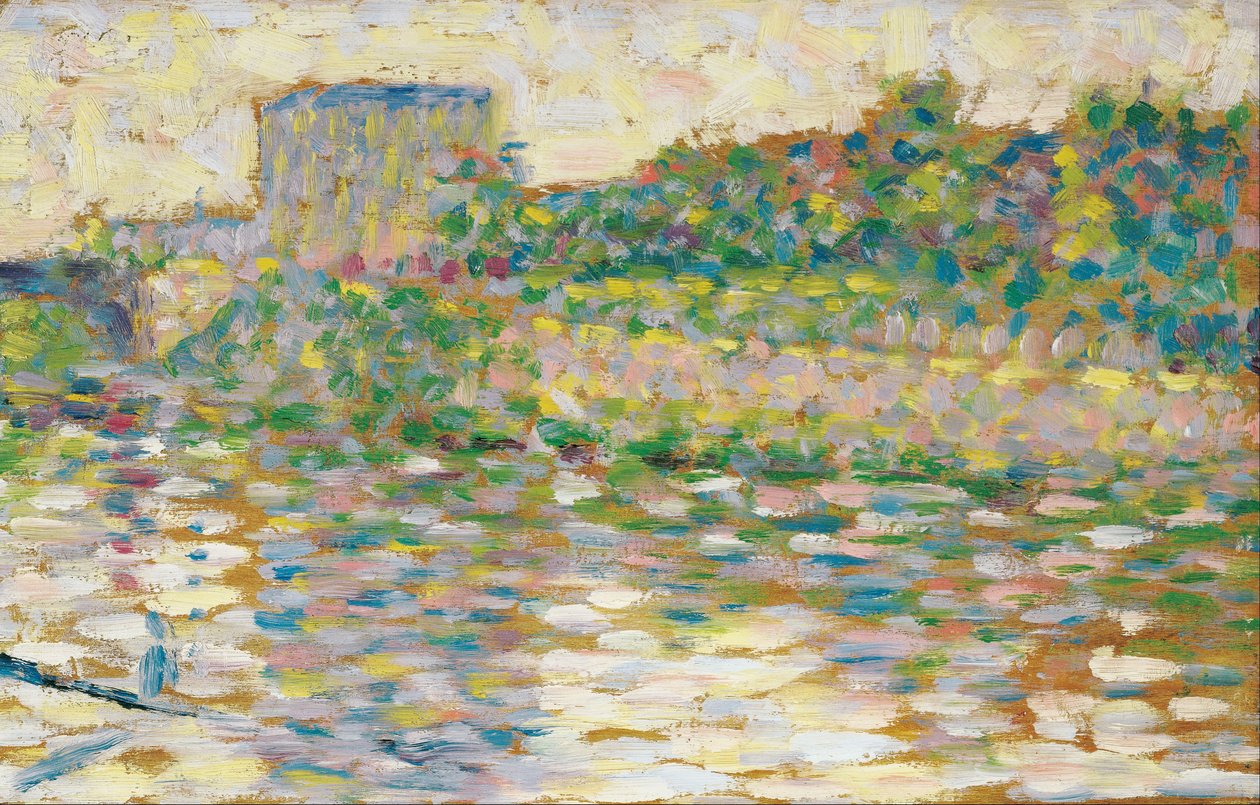 A Szajna Courbevoie-nál alkotó: Georges Seurat