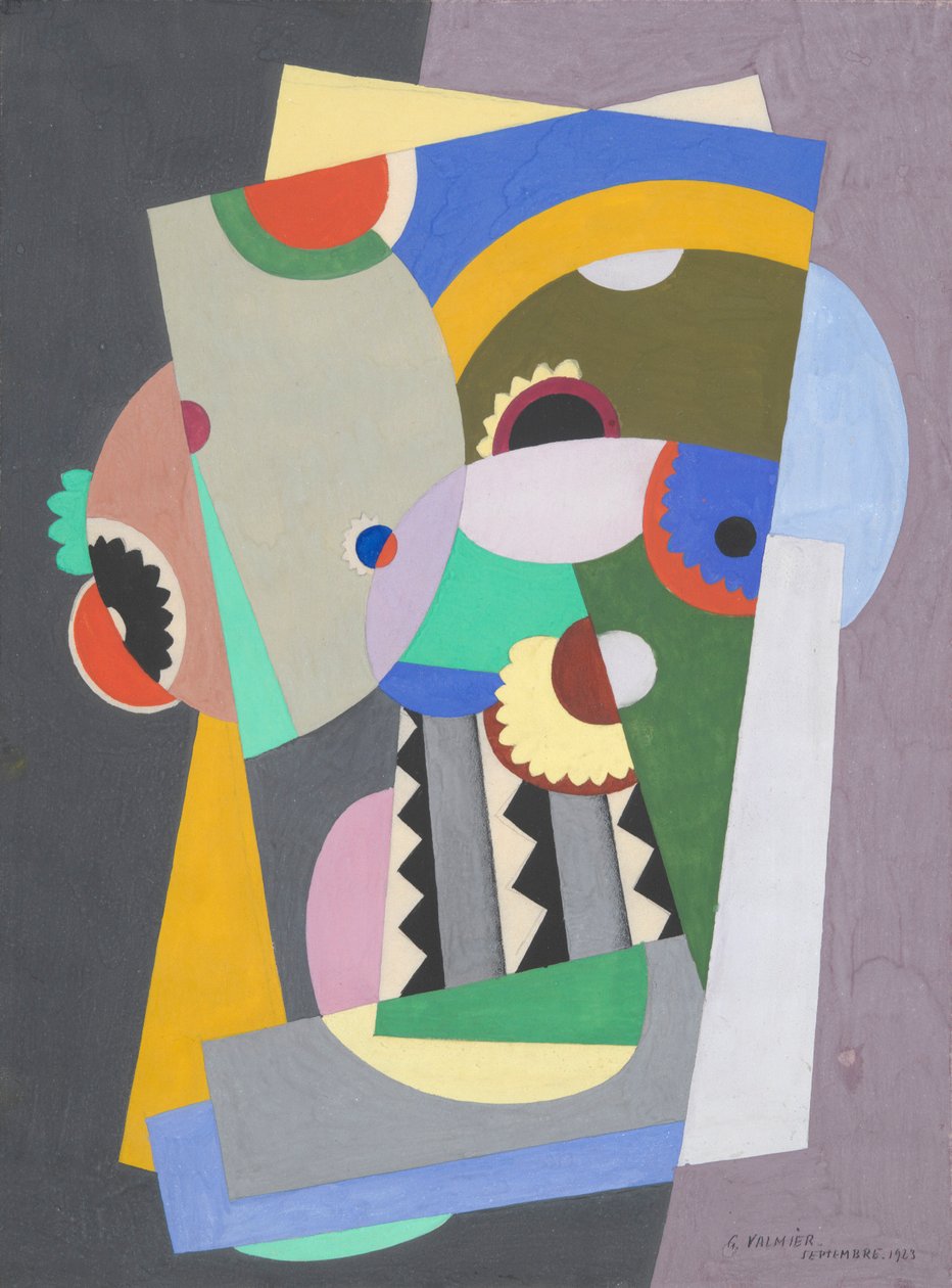 Összeállítás, 1923 alkotó: Georges Valmier