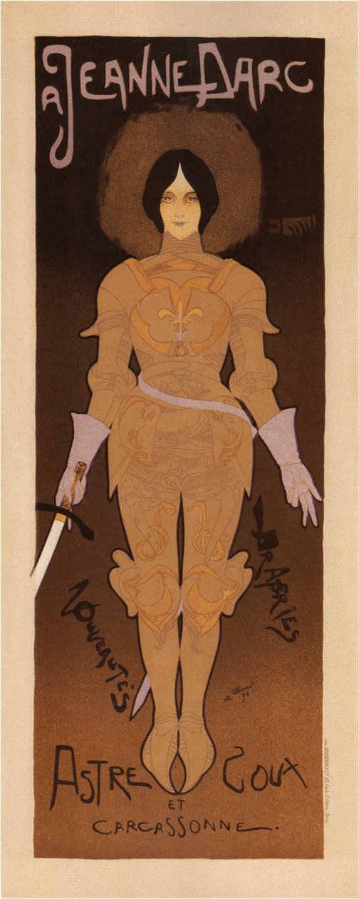 Jeanne of Arc, 1896 alkotó: Georges de Feure