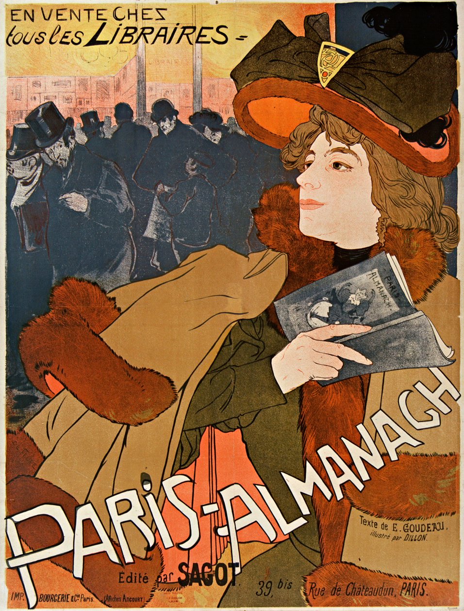 Párizs-Almanach, c. 1900. alkotó: Georges de . Feure