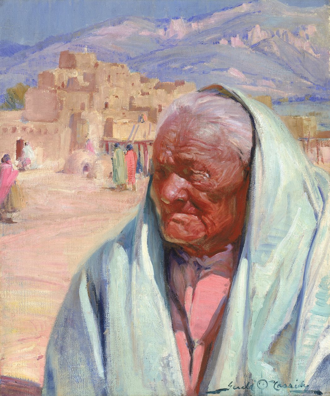 Antonio Concha, Taos öregje, 1924. alkotó: Gerald Cassidy