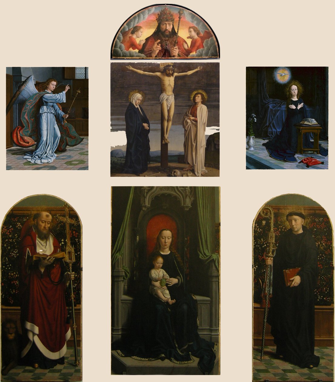 Cervara triptichon alkotó: Gerard David
