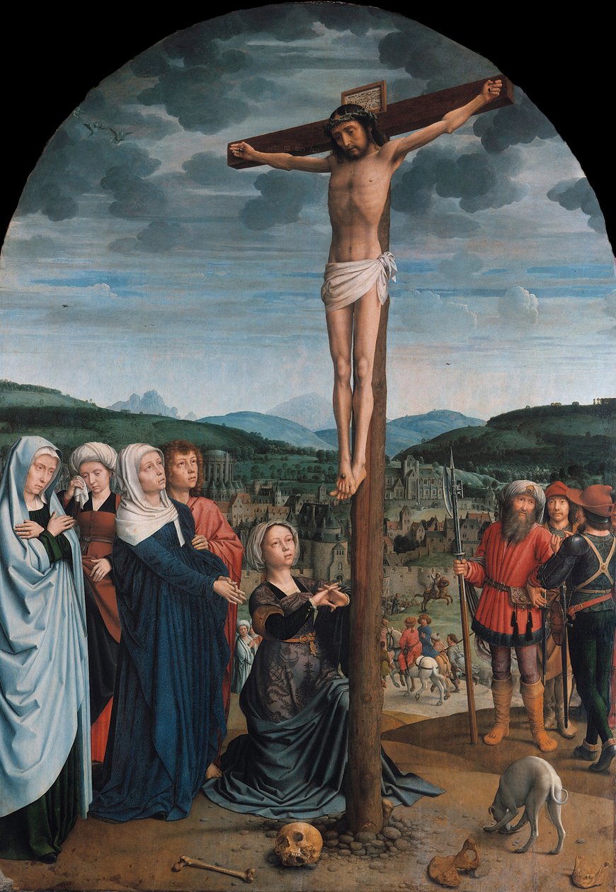 Krisztus a kereszten alkotó: Gerard David