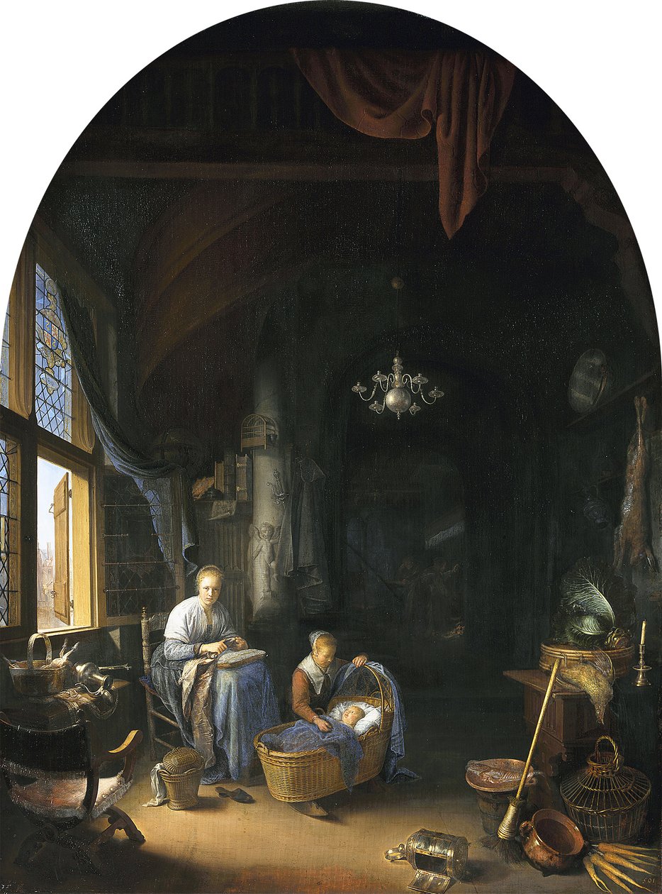 A fiatal anya alkotó: Gerrit Dou