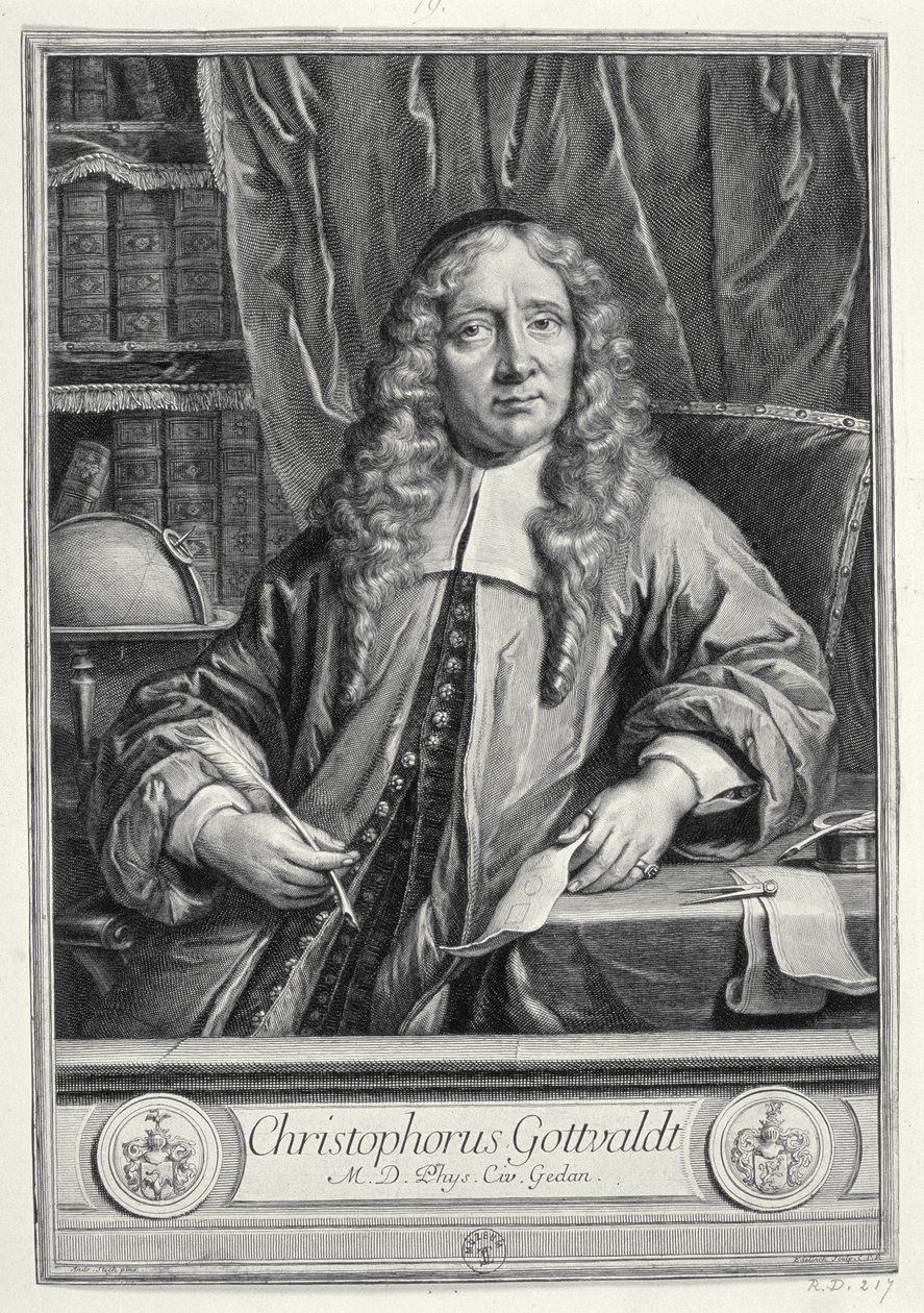 Krzysztof Gottwald, 1700 alkotó: Gérard Edelinck