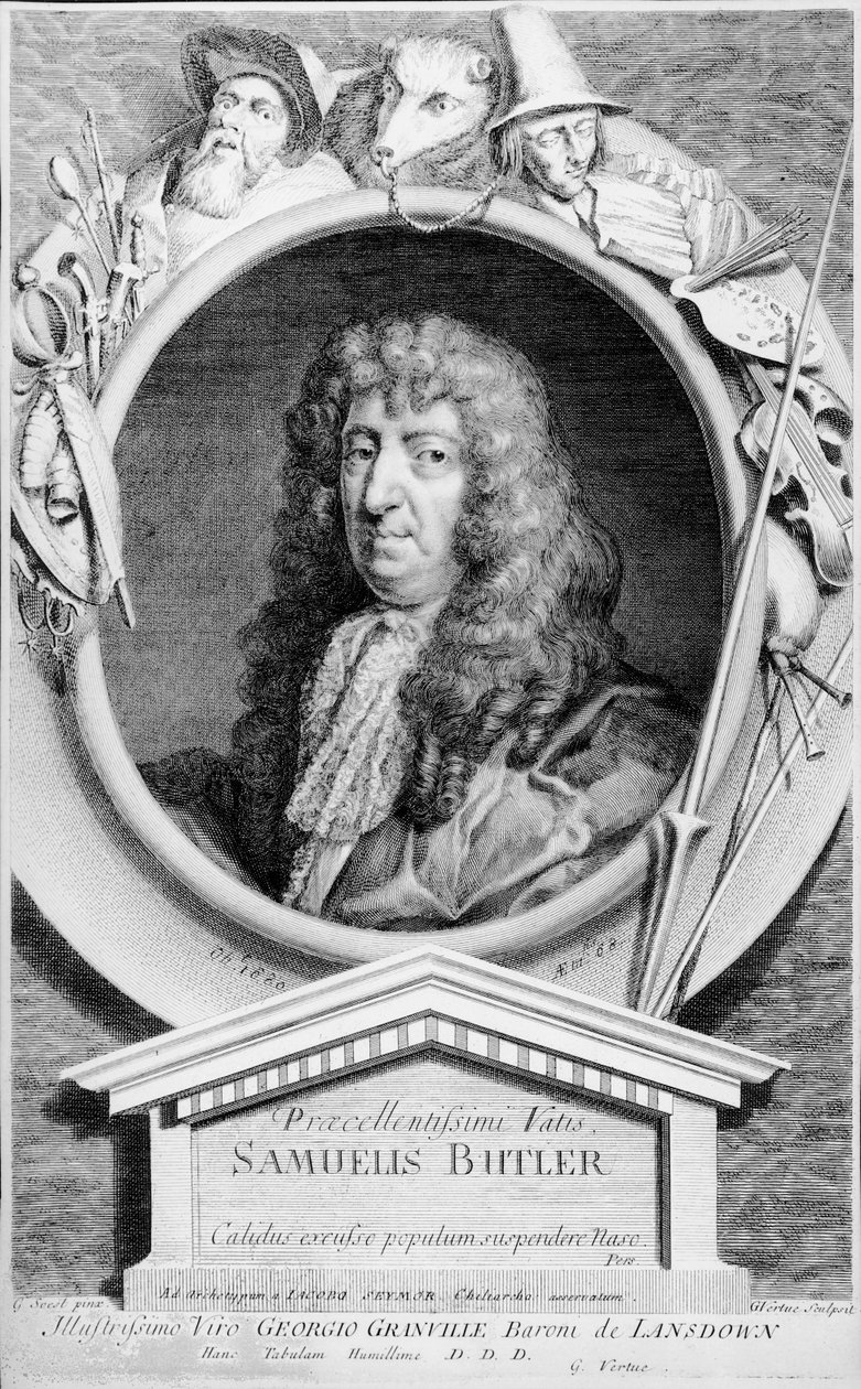 Samuel Butler (1612-80), Vertue metszete alkotó: Gerard Soest