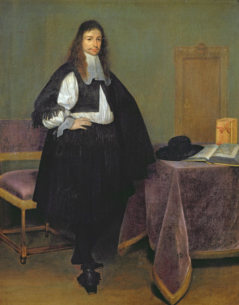 Férfi portréja, 1660 körül alkotó: Gerard ter Borch