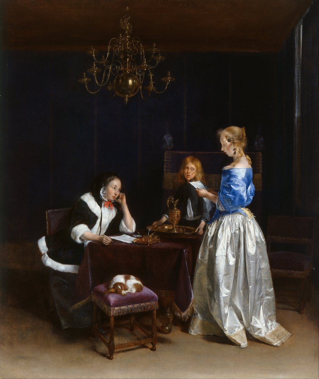 A levél alkotó: Gerard ter Borch