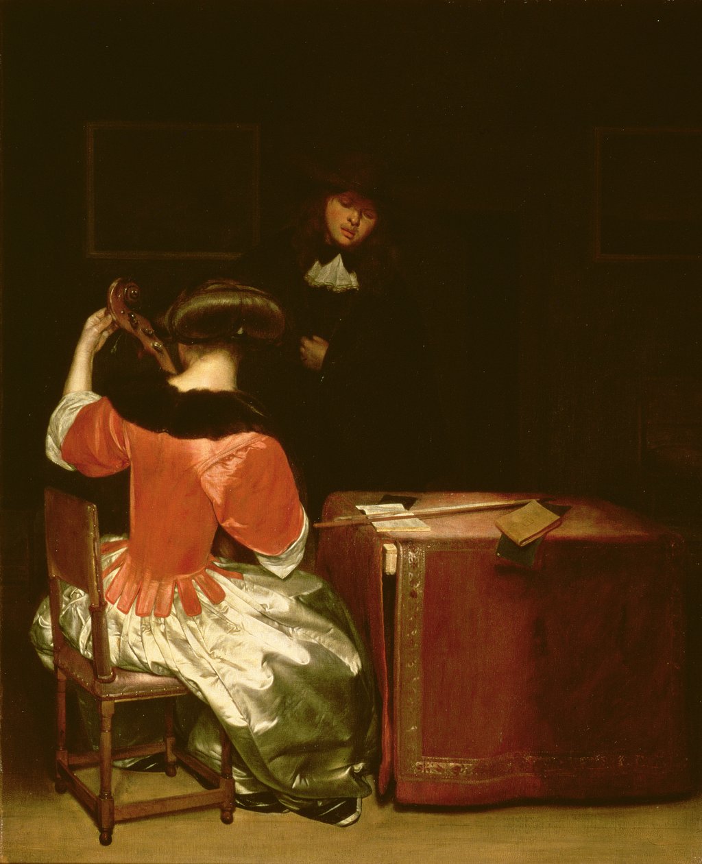 Zenei lecke alkotó: Gerard ter Borch