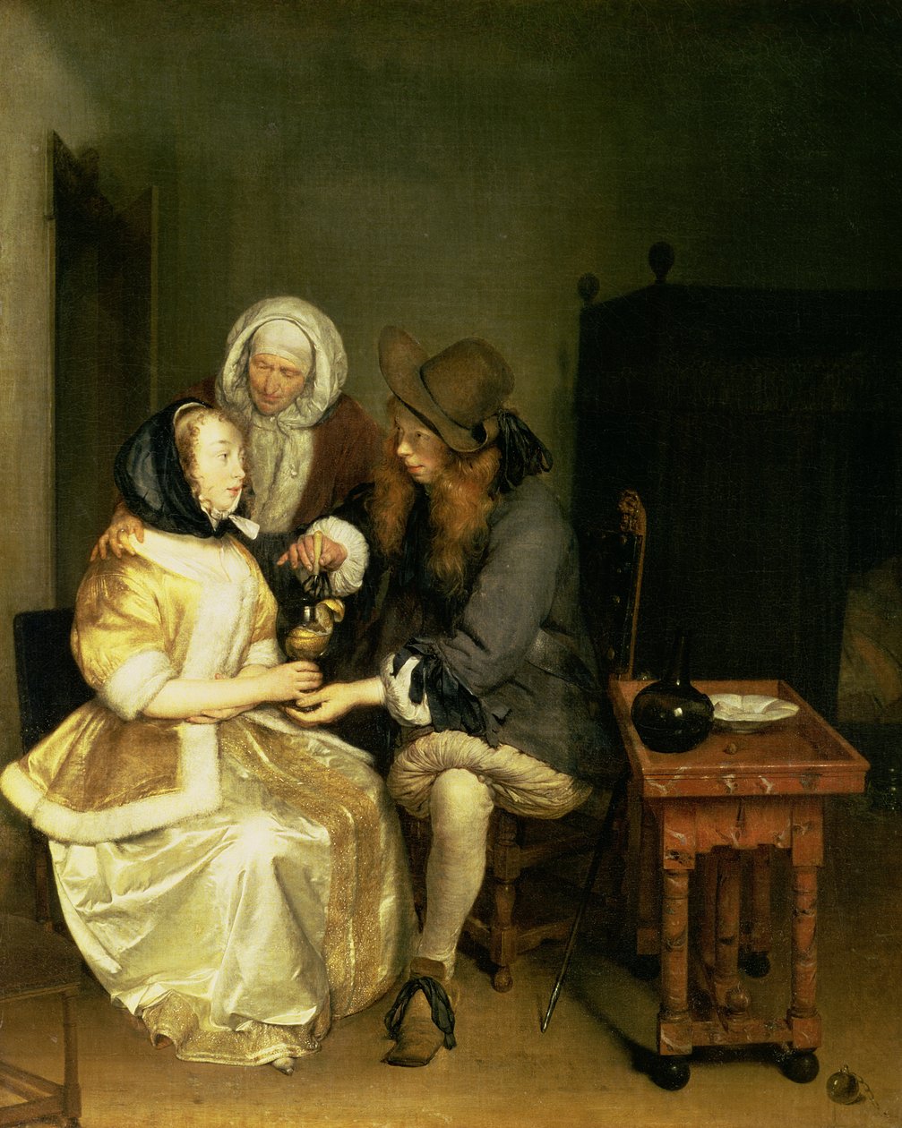 A pohár limonádé alkotó: Gerard ter Borch