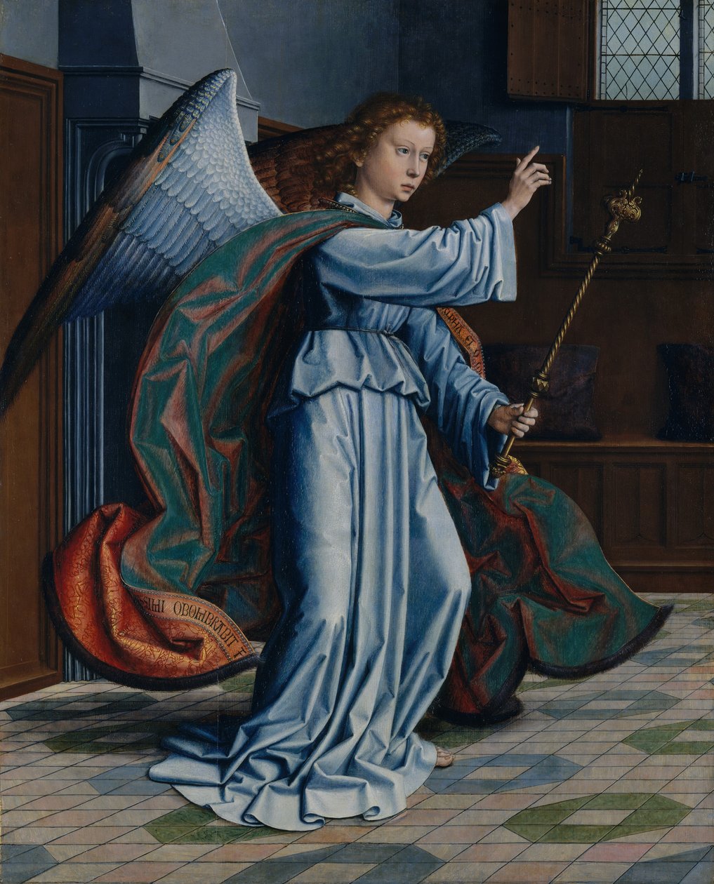 Angyali üdvözlet, 1506. alkotó: Gerard David