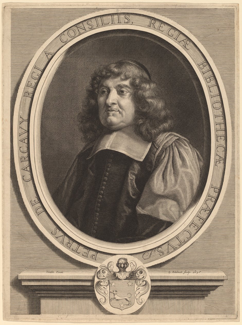 Pierre deCarcavy alkotó: Gerard Edelinck after Louis Testelin