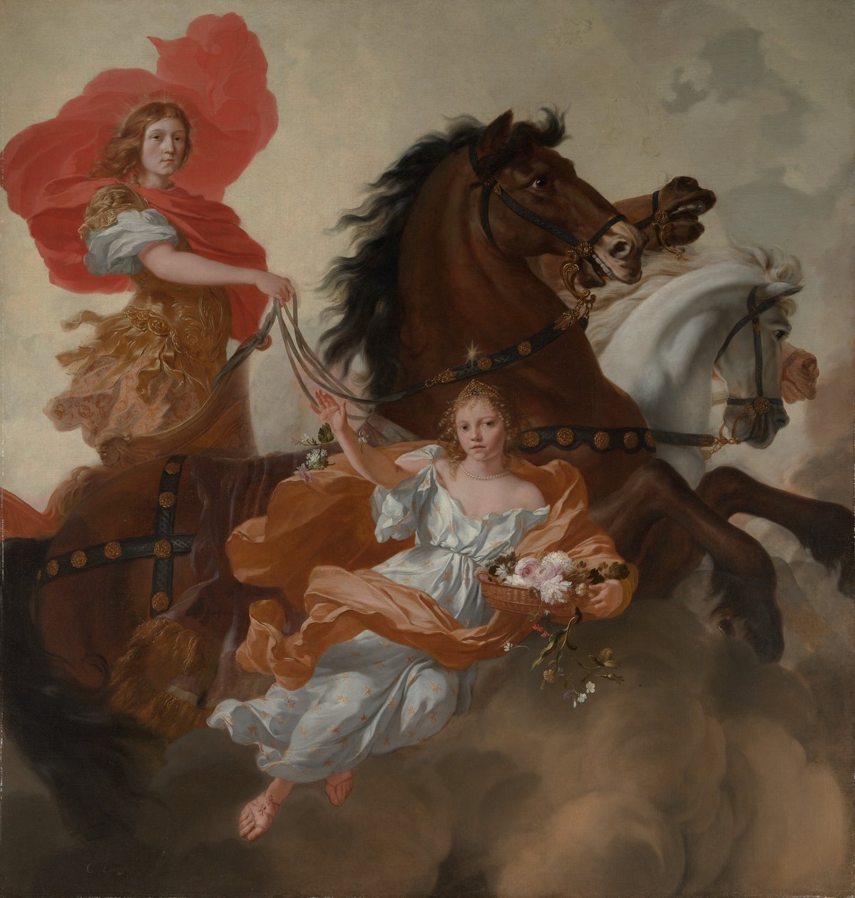 Apollo és Aurora, 1671. alkotó: Gerard de Lairesse