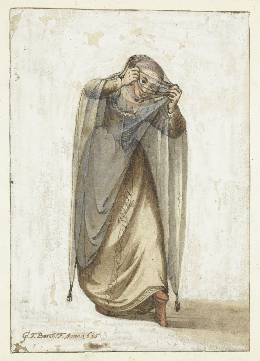 velencei udvarhölgy alkotó: Gerard ter Borch (I)
