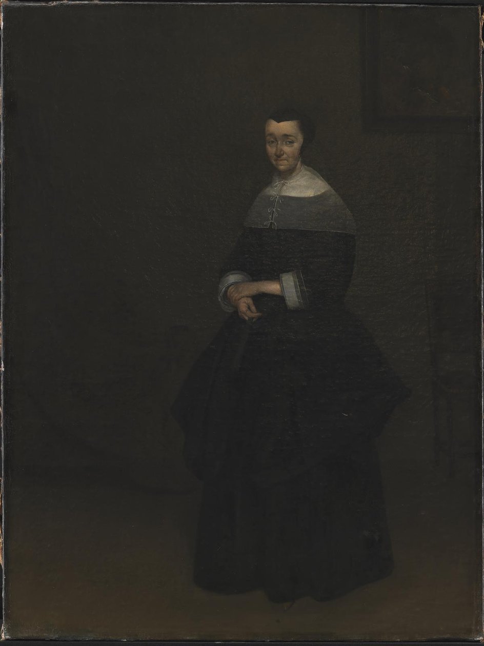 Egy hölgy portréja alkotó: Gerard ter Borch