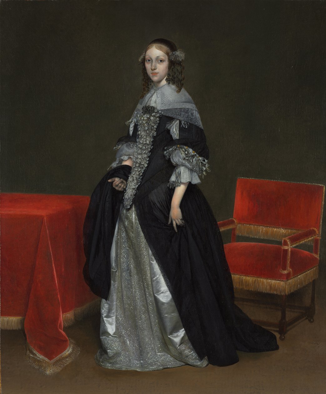 Egy nő portréja alkotó: Gerard ter Borch
