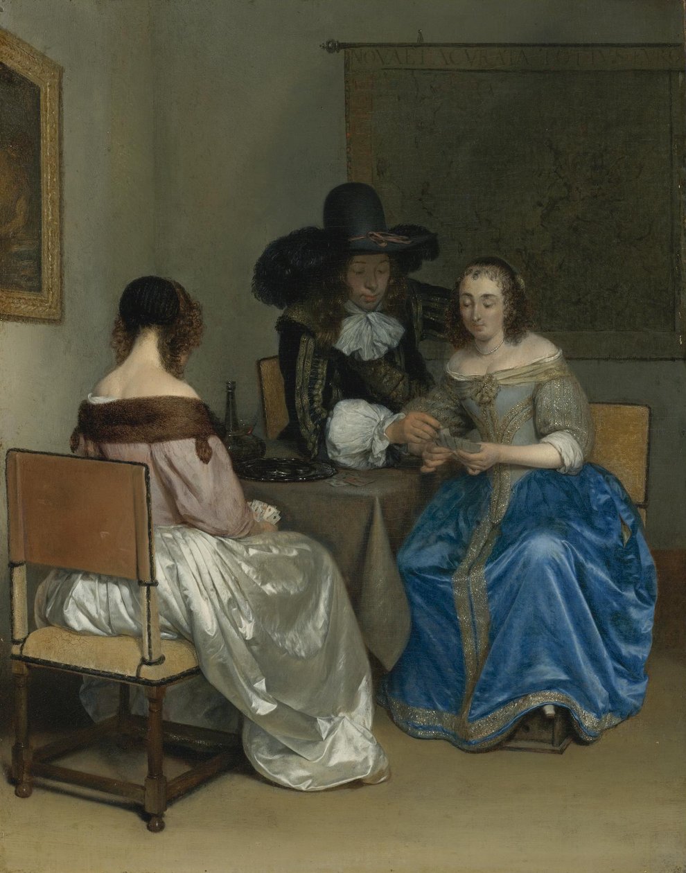 A kártyajátékosok alkotó: Gerard ter Borch