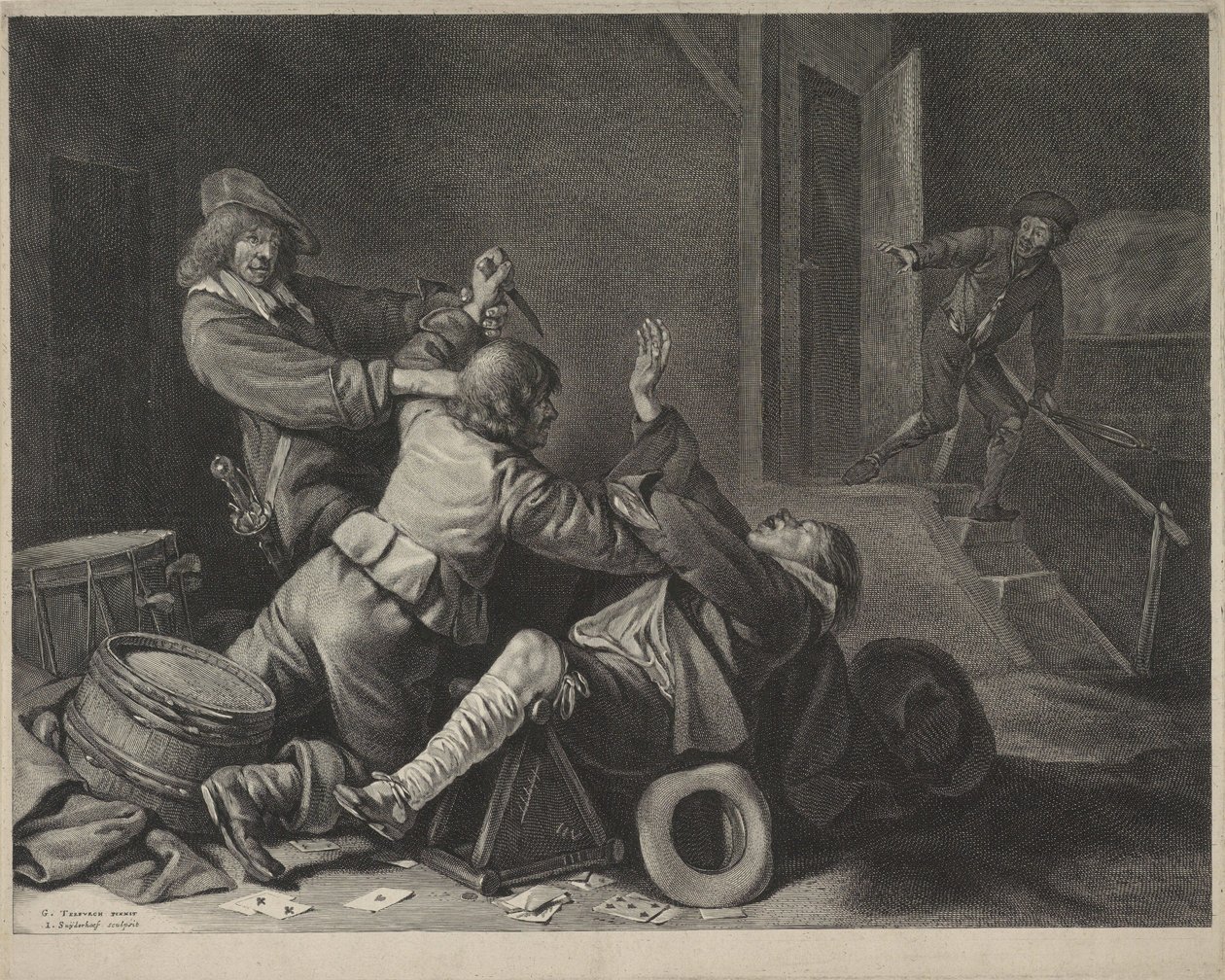 A késelés alkotó: Gerard ter Borch