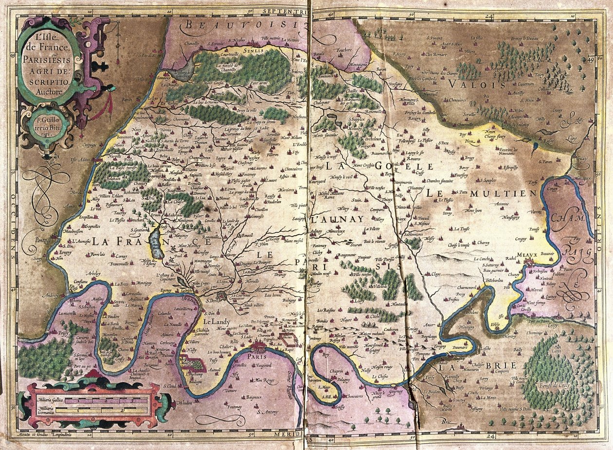 Ile-de-France, Észak-Franciaország alkotó: Gerardus Mercator