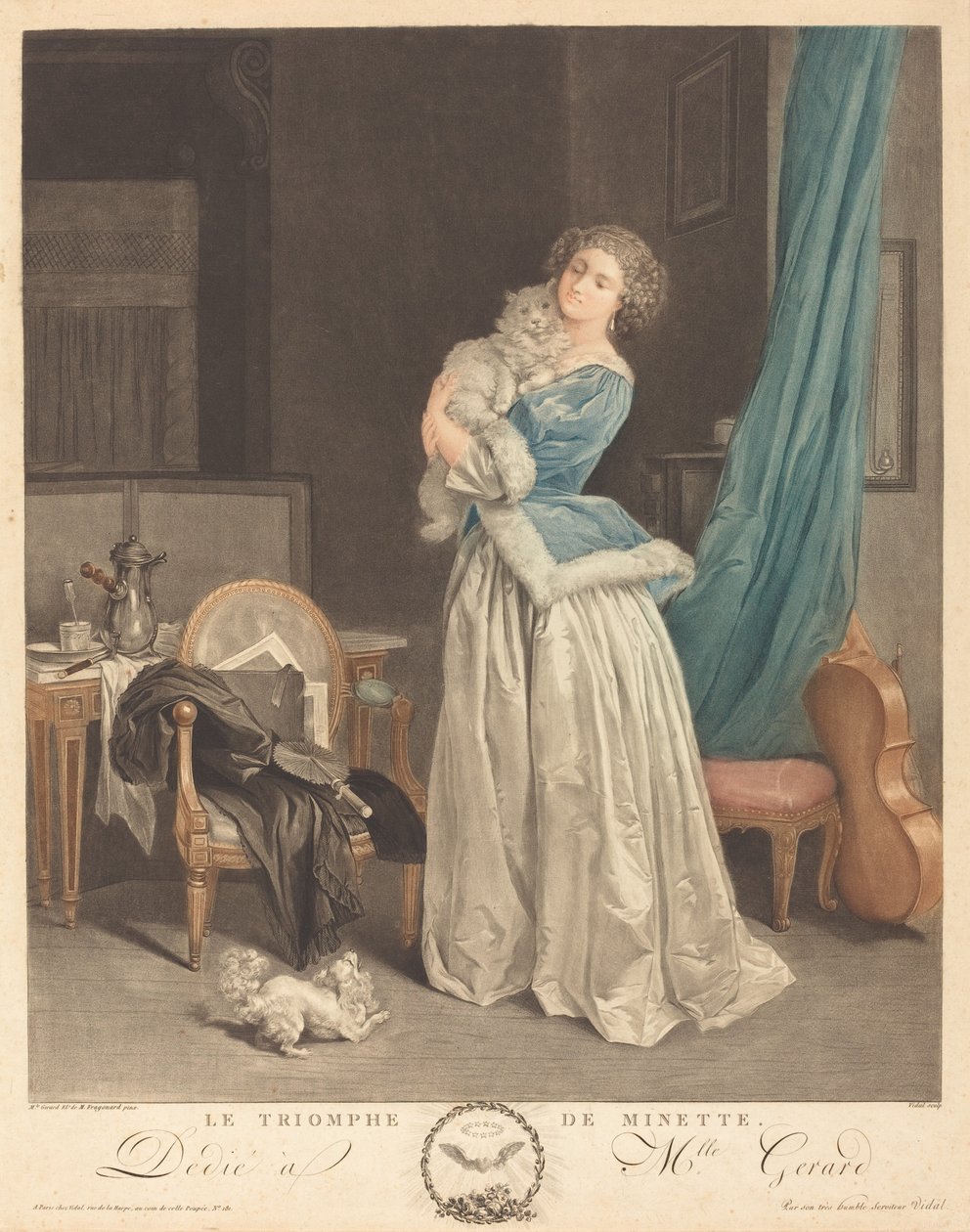 Minette diadala alkotó: Geraud Vidal after Marguerite Gérard