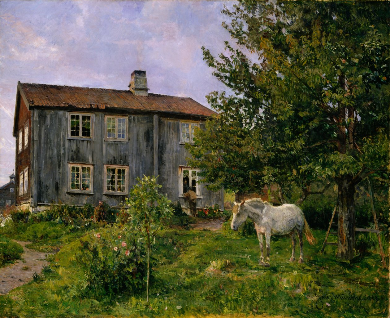A farmon, Ulvin alkotó: Gerhard Peter Frantz Vilhelm Munthe